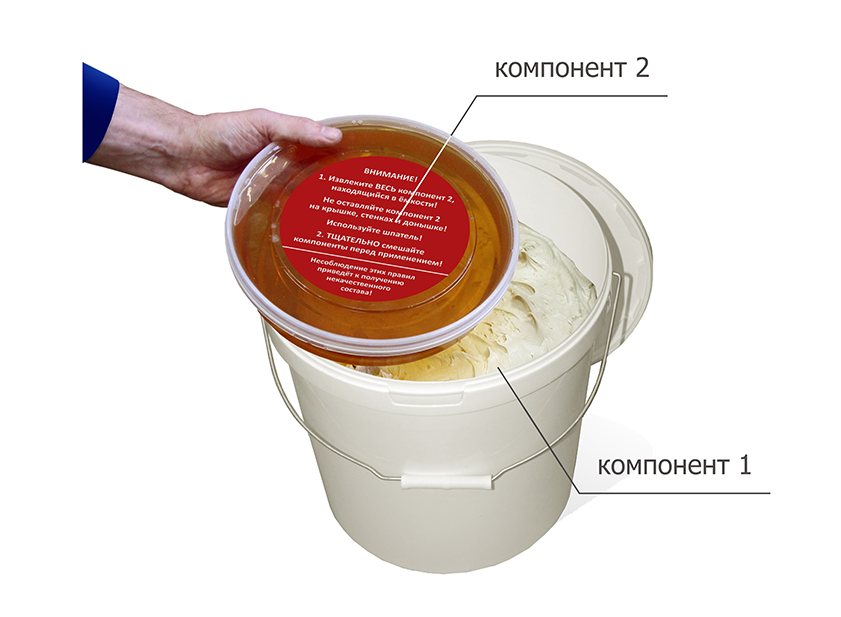 Полиуретановый герметик ИЖОРА® «Зимний» 12,5 кг RAL 4009